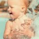 Can head lice really spread to this little boy in a swimming pool?